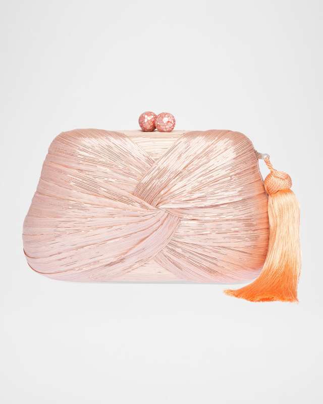 Rosie Tassel Twisted Clutch Bag